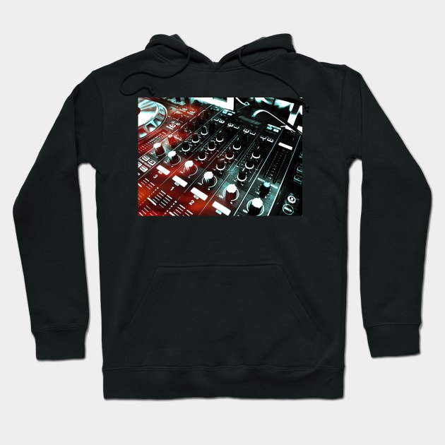 sound board mixer Hoodie by Bee-